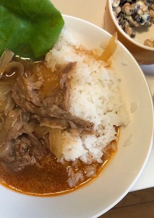 家にあったもので作ったハヤシライス-レシピのメイン写真