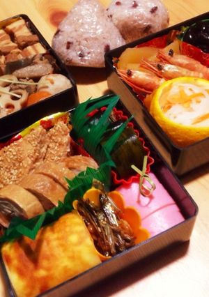 初挑戦!3段おせち♪2015/1/1-レシピのメイン写真