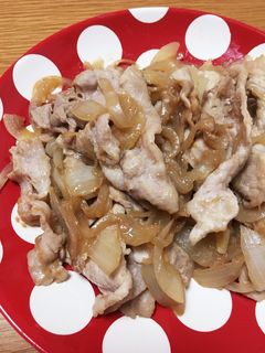 ポン酢で簡単☆豚肉のしょうが焼き-レシピのメイン写真