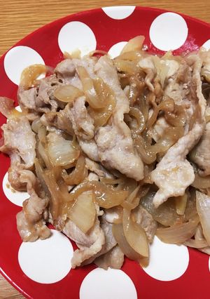 ポン酢で簡単☆豚肉のしょうが焼き-レシピのメイン写真