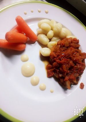 ポテトニョッキ〜おからトマトソース〜-レシピのメイン写真