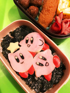 キャラ弁☆星のカービィ-レシピのメイン写真