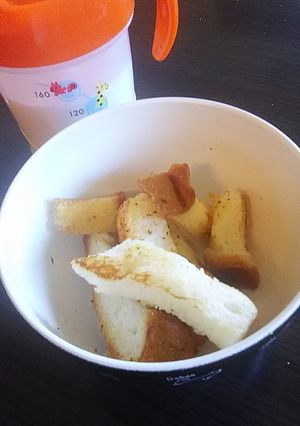 【卵アレルギー】離乳食フレンチトースト風-レシピのメイン写真