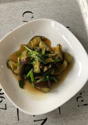 チンするだけ！ナスと小松菜の中華風煮♪-レシピのメイン写真
