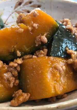 かぼちゃのそぼろあんかけ-レシピのメイン写真