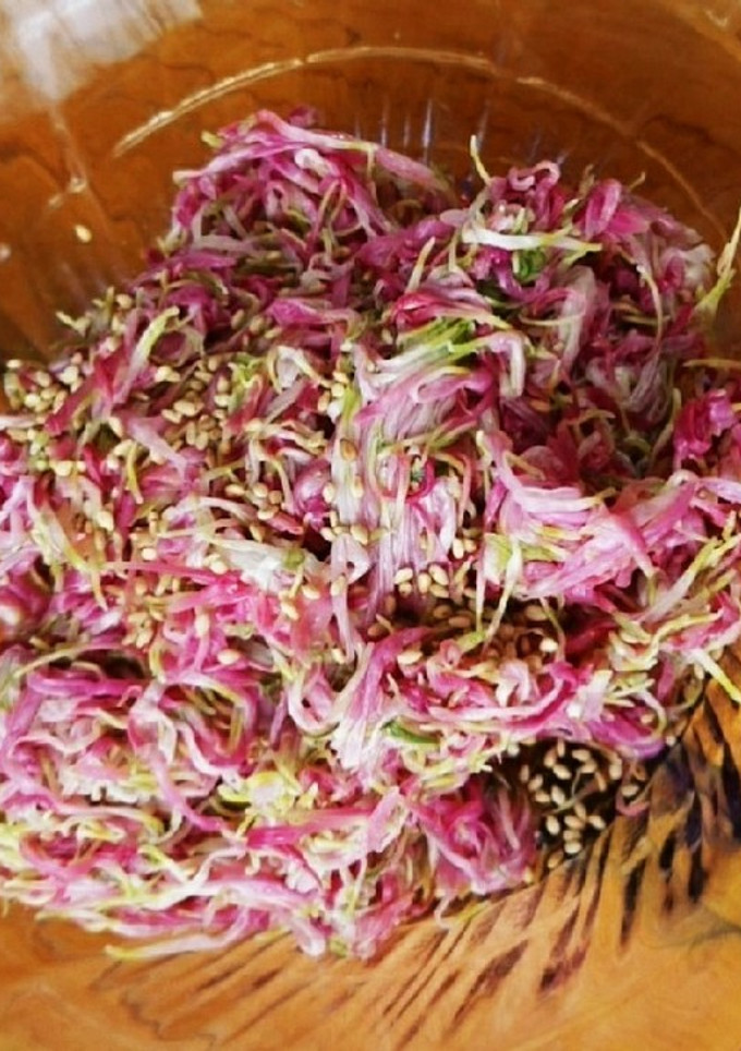 簡単 菊の酢の物-レシピのメイン写真