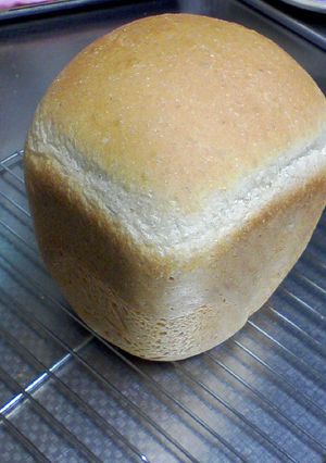 全粒粉でノンオイル食パン（HB）-レシピのメイン写真