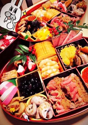 お正月 おせち重箱-レシピのメイン写真