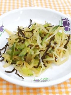 切干大根ときゅうりの塩昆布あえ-レシピのメイン写真