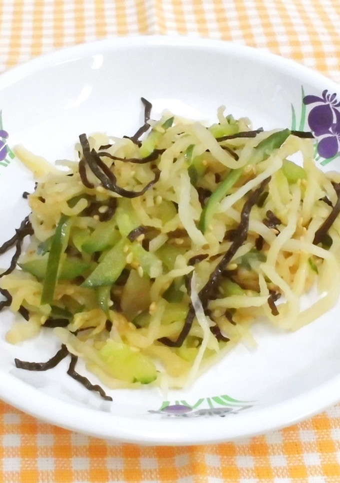 切干大根ときゅうりの塩昆布あえ-レシピのメイン写真