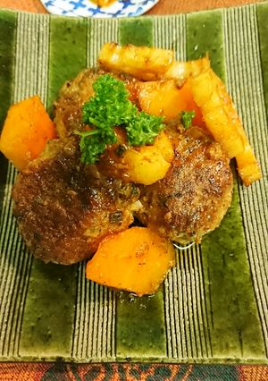 さっぱりネギハンバーグ-レシピのメイン写真