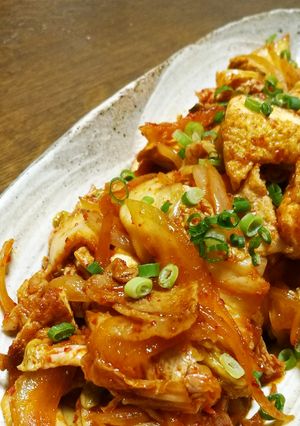 腸活におすすめ！豚キムチ-レシピのメイン写真