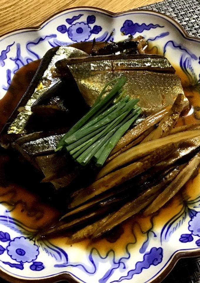 簡単！旨い！サンマと牛蒡のさっぱりお酢煮-レシピのメイン写真