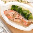 鮭のチーズ包み焼き!チーズリゾットの素で