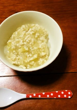 離乳食7か月~大根鶏ミンチあんかけ-レシピのメイン写真