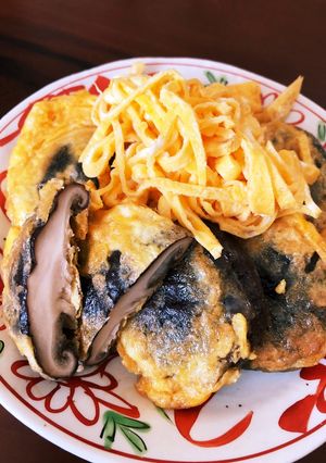 すき焼き後の椎茸のジョン-レシピのメイン写真