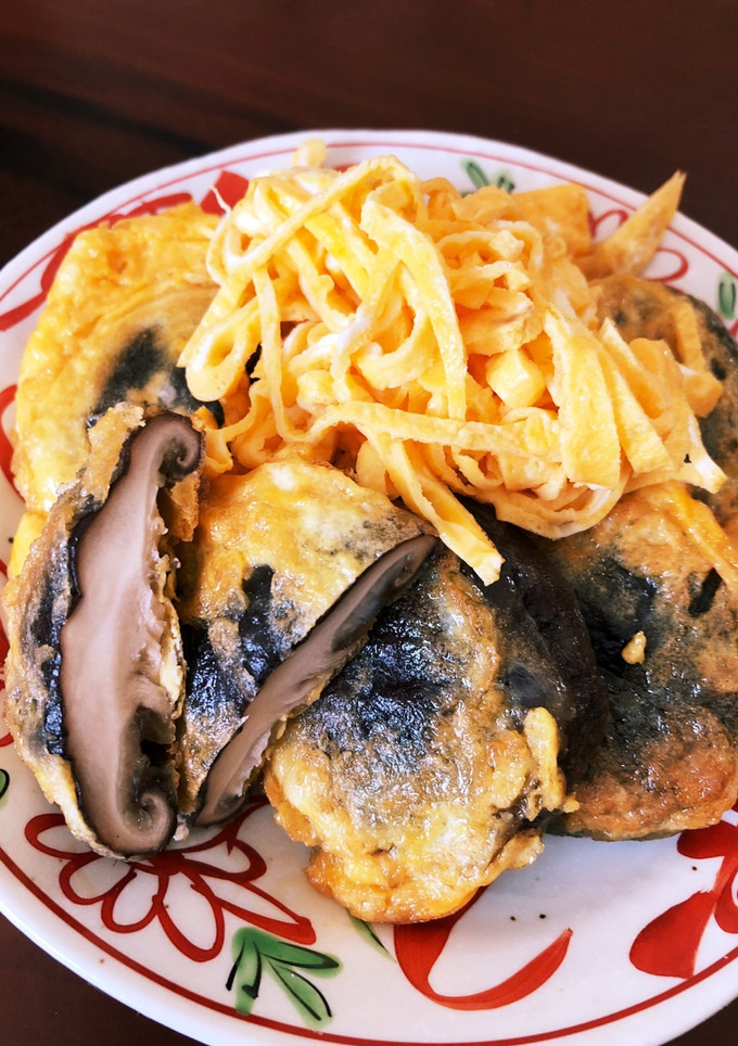 すき焼き後の椎茸のジョン-レシピのメイン写真