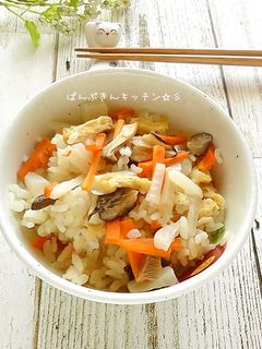 おでんの残り汁で炊き込みご飯♪-レシピのメイン写真