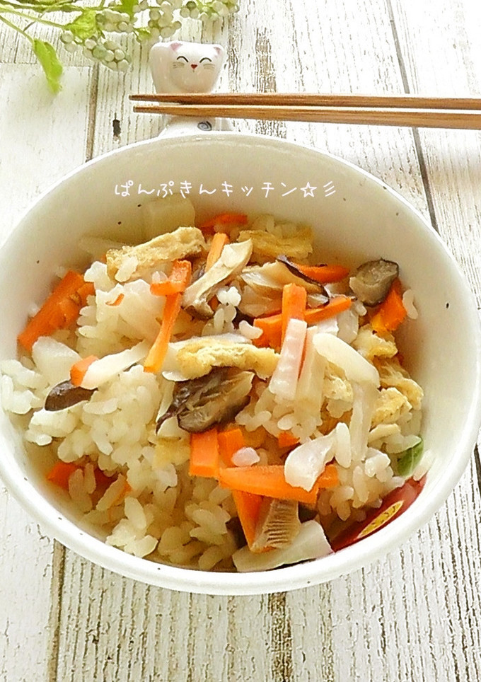 おでんの残り汁で炊き込みご飯♪-レシピのメイン写真