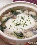 もちもち食感｜豆腐団子のとろろ鍋