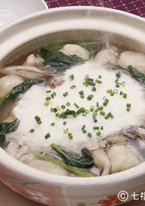 もちもち食感｜豆腐団子のとろろ鍋-レシピのメイン写真