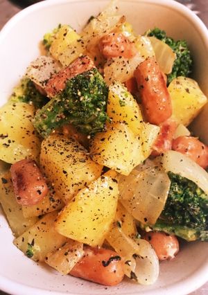材料が足りてないジャーマンポテト風ポテト-レシピのメイン写真