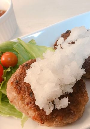 ヘルシー♡ふわふわえのきバーグ-レシピのメイン写真