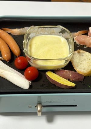 おうち楽しい♪簡単チーズフォンデュ🫕-レシピのメイン写真