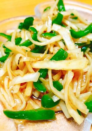 【節約】大根の皮とピーマンのコチュジャン-レシピのメイン写真