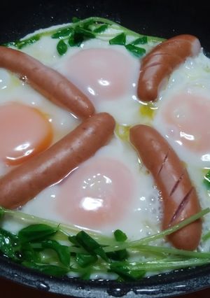 ウインナーエッグ！？-レシピのメイン写真