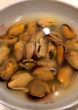 レンジで簡単！冷凍ムール貝のワイン蒸し-レシピのメイン写真