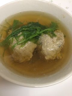水菜のイワシつみれ汁【JAほこた】-レシピのメイン写真
