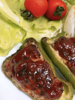 ふんわり♪ピーマンの肉詰め-レシピのメイン写真