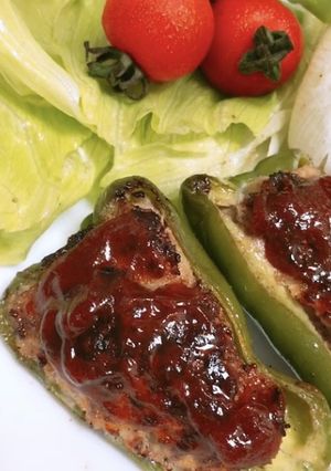 ふんわり♪ピーマンの肉詰め-レシピのメイン写真