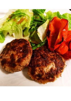 【ヘルシー主菜】舞茸バーグ-レシピのメイン写真