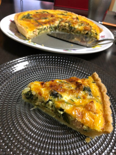 サーモンとホウレンソウのキッシュ-レシピのメイン写真
