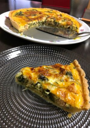 サーモンとホウレンソウのキッシュ-レシピのメイン写真