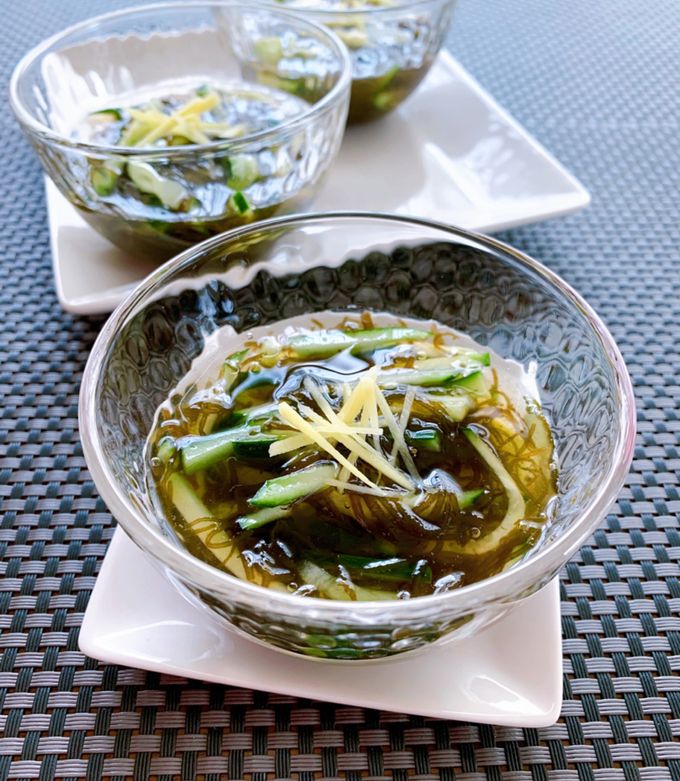 きゅうり入り☆簡単もずく酢 by とまぷり☆ 【クックパッド】 簡単