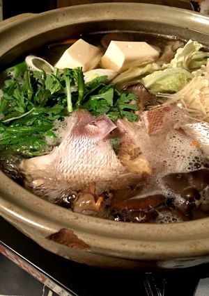 美味しい鯛ちり鍋 お出汁もうまい！-レシピのメイン写真