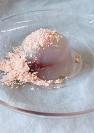 レンジで簡単！きな粉たっぷり水まんじゅう-レシピのメイン写真