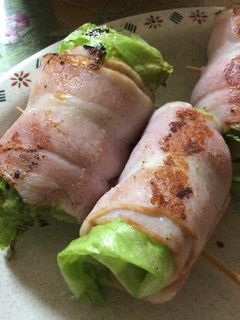 レタスとチーズのベーコン串焼き-レシピのメイン写真