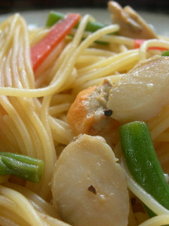 ホタテと温野菜のパスタ◇バター醤油風味-レシピのメイン写真