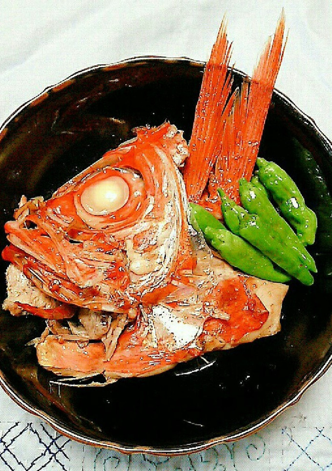 【再利用】すき焼きのタレで金目のあら煮-レシピのメイン写真