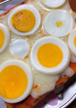 かんたん！ゆでたまピザトースト-レシピのメイン写真