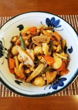 切って入れるだけ！圧力鍋で筑前煮-レシピのメイン写真