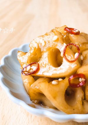 常備菜！お弁当に！レンコンのゴロっと金平-レシピのメイン写真