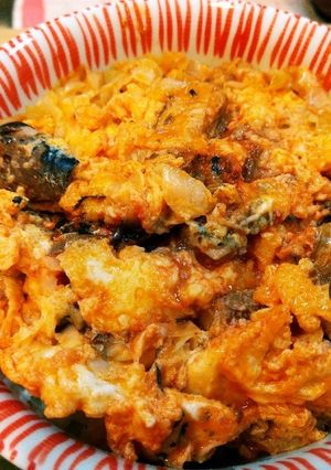 鯖缶のトマたま丼-レシピのメイン写真