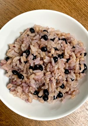 黒千石の炊き込みご飯-レシピのメイン写真