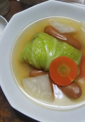 山﨑Kitchen《合挽》ロールキャベツ-レシピのメイン写真