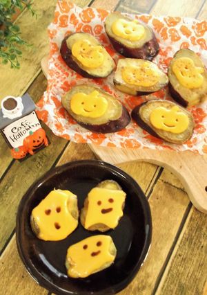 つぶさないスイートポテト　おつまみ仕様♪-レシピのメイン写真